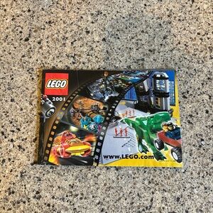 Vintage LEGO Legoland Product 2001 Catalog With Mars- Jurassic Park - Alpha Team